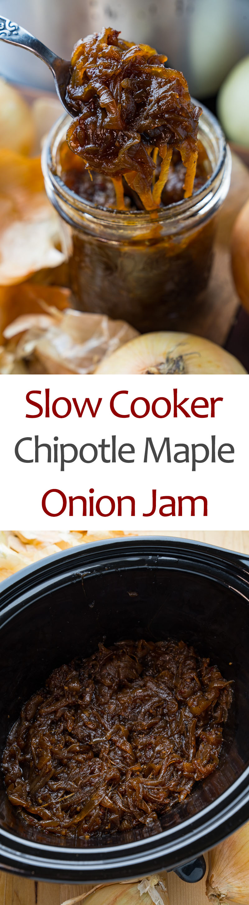 Slow Cooker Chipotle Maple Onion Jam Slow Cooker Chipotle Maple Onion Jam