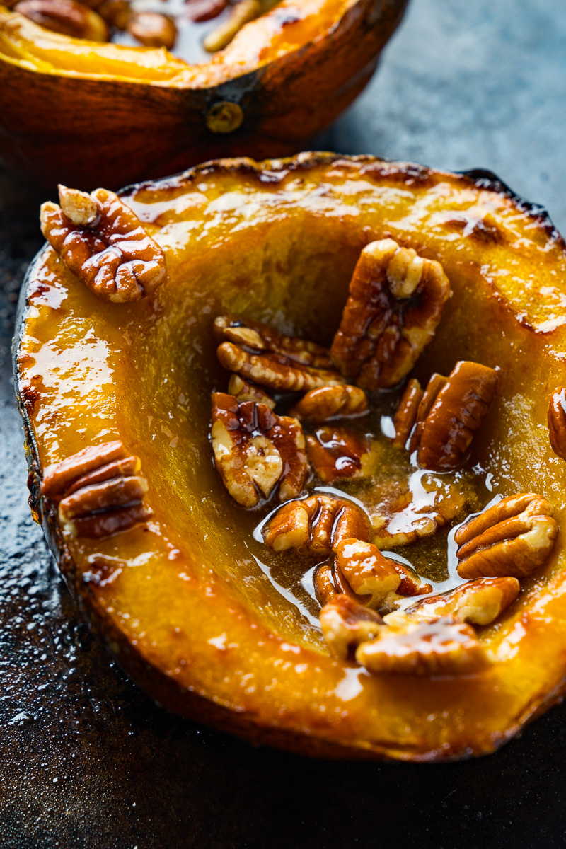 Maple Pecan Roasted Acorn Squash Maple Pecan Roasted Acorn Squash