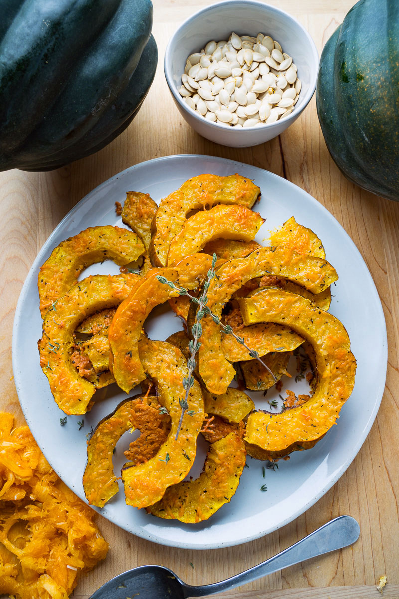 Parmesan Roasted Acorn Squash Parmesan Roasted Acorn Squash