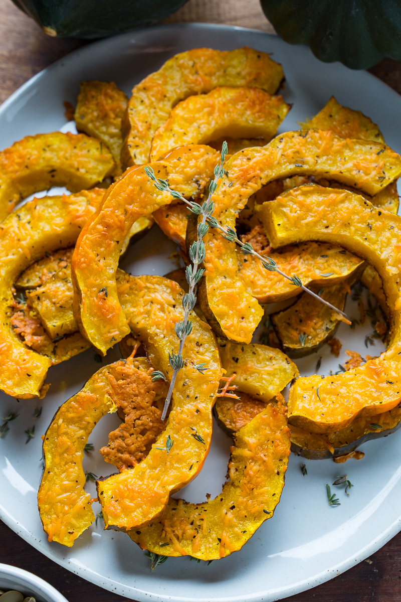 Parmesan Roasted Acorn Squash Parmesan Roasted Acorn Squash