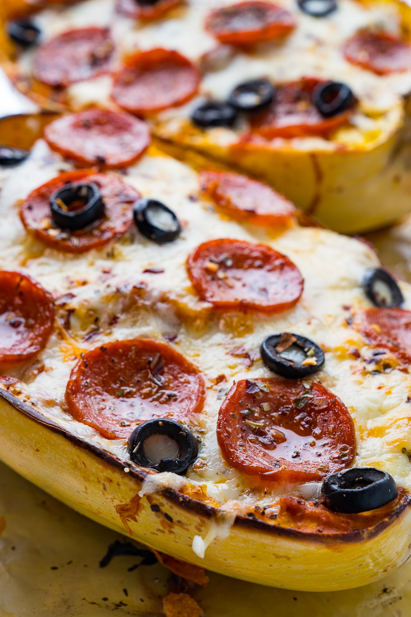 Pepperoni Pizza Spaghetti Squash Pepperoni Pizza Spaghetti Squash