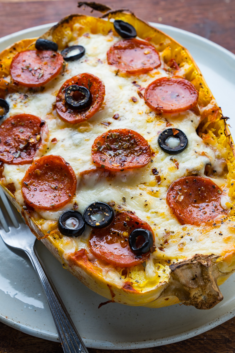 Pepperoni Pizza Spaghetti Squash Pepperoni Pizza Spaghetti Squash