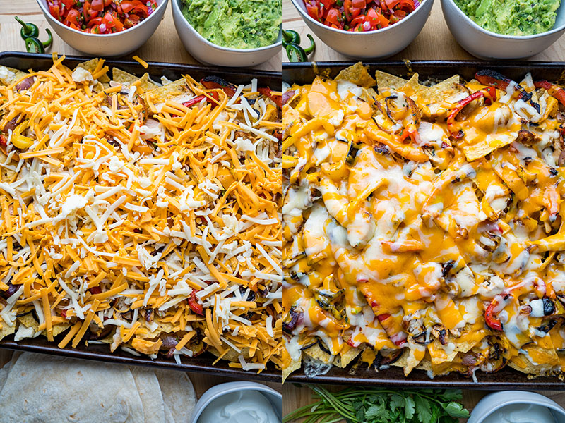 Sheet Pan Chicken Fajita Nachos Sheet Pan Chicken Fajita Nachos