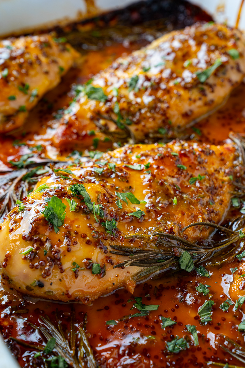 Easy Baked Honey Dijon Chicken Easy Baked Honey Dijon Chicken