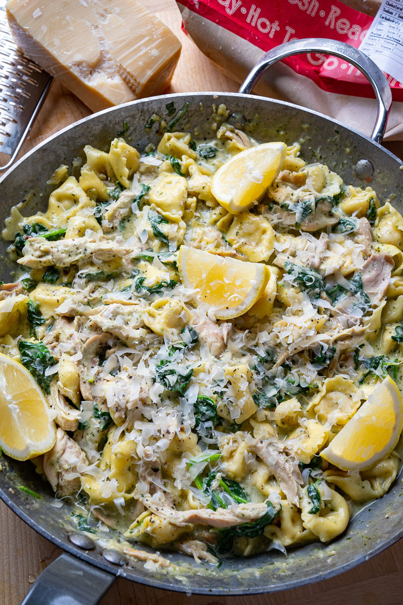 One Pan 20 Minute Chicken Alfredo Tortellini One Pan 20 Minute Chicken Alfredo Tortellini