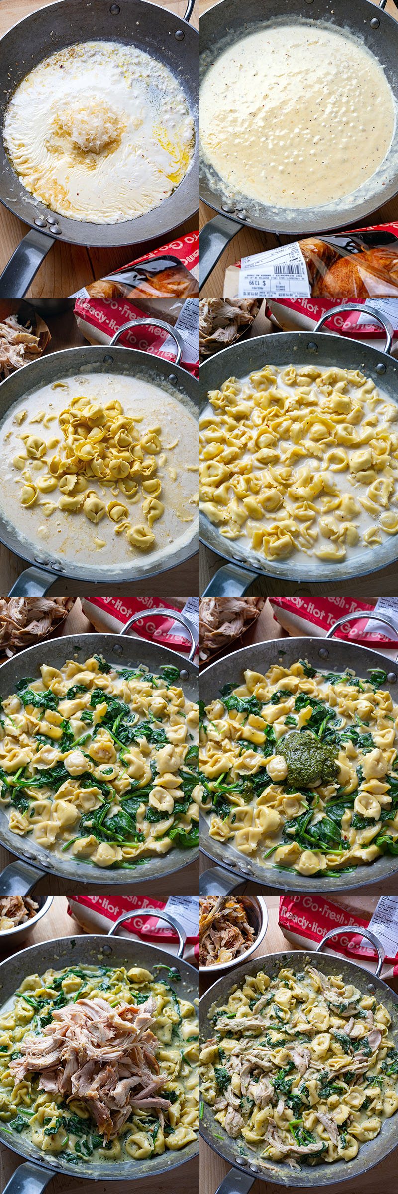 One Pan 20 Minute Chicken Alfredo Tortellini One Pan 20 Minute Chicken Alfredo Tortellini