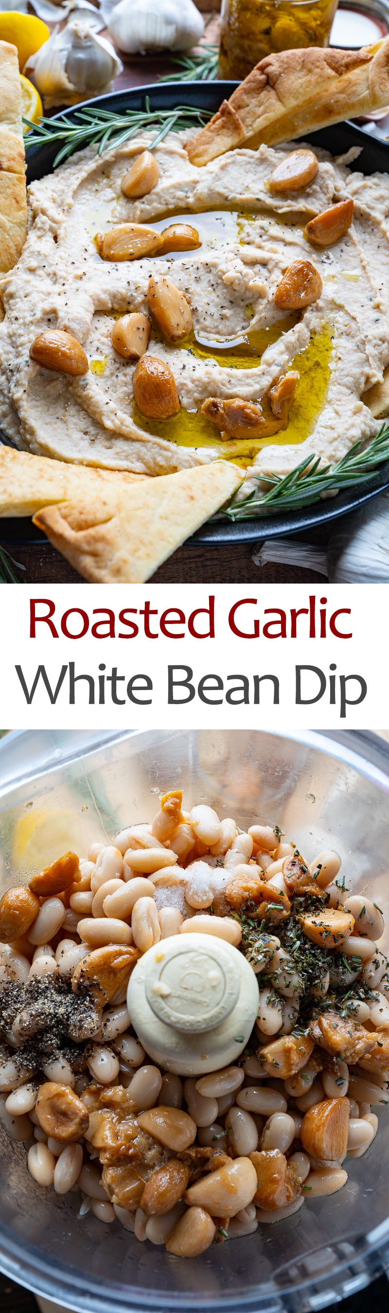 Roasted Garlic and Parmesan White Bean Dip Roasted Garlic and Parmesan White Bean Dip