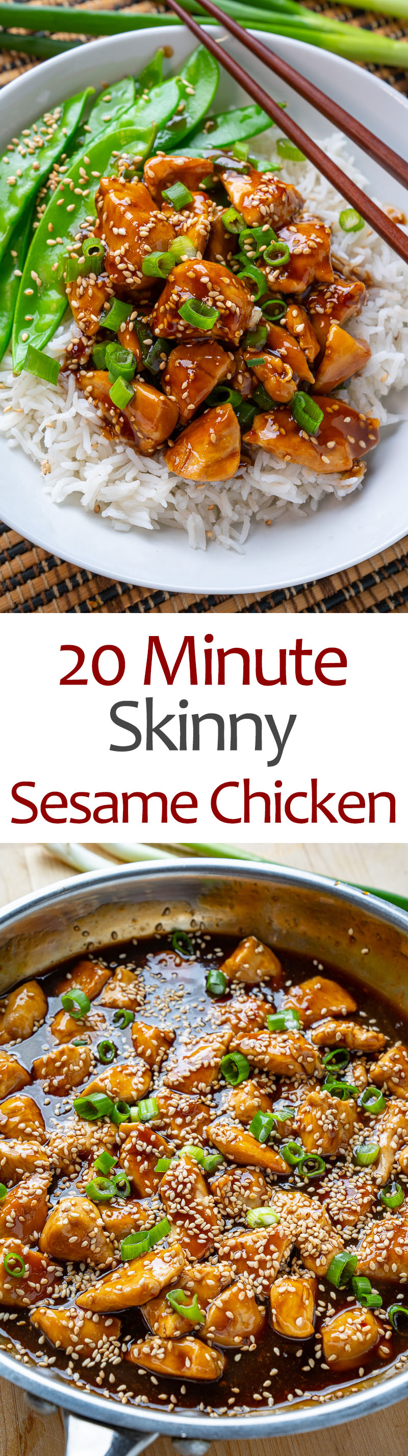20 Minute Skinny Sesame Chicken 20 Minute Skinny Sesame Chicken