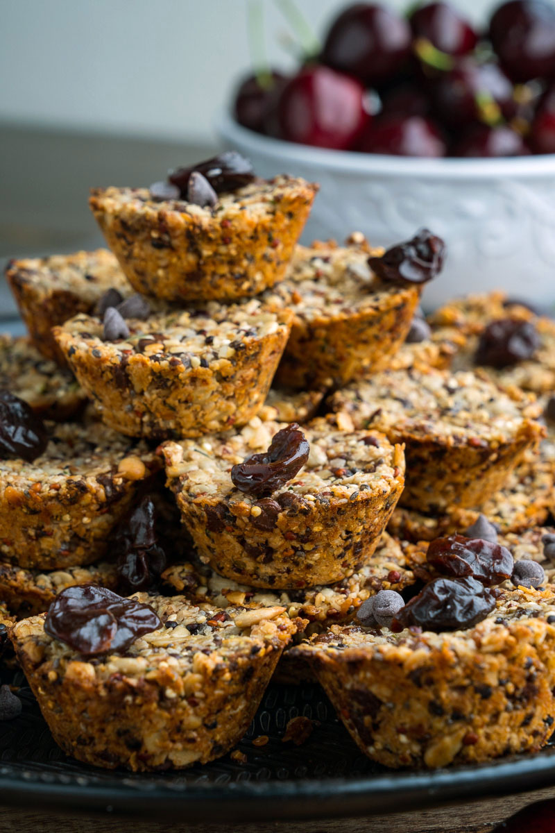 Dark Chocolate and Cherry Aussie Bites Dark Chocolate and Cherry Aussie Bites