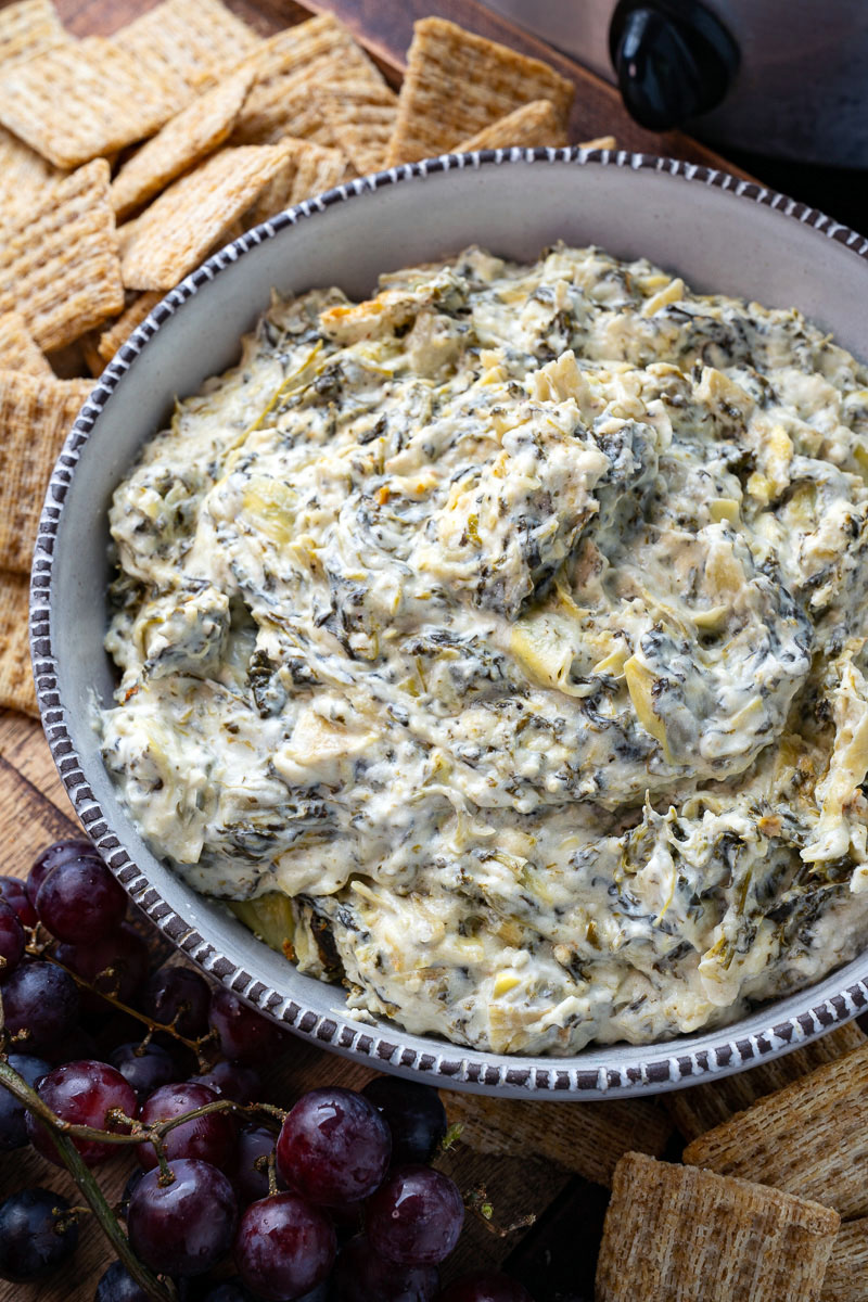 Slow Cooker Spinach and Artichoke Dip Slow Cooker Spinach and Artichoke Dip