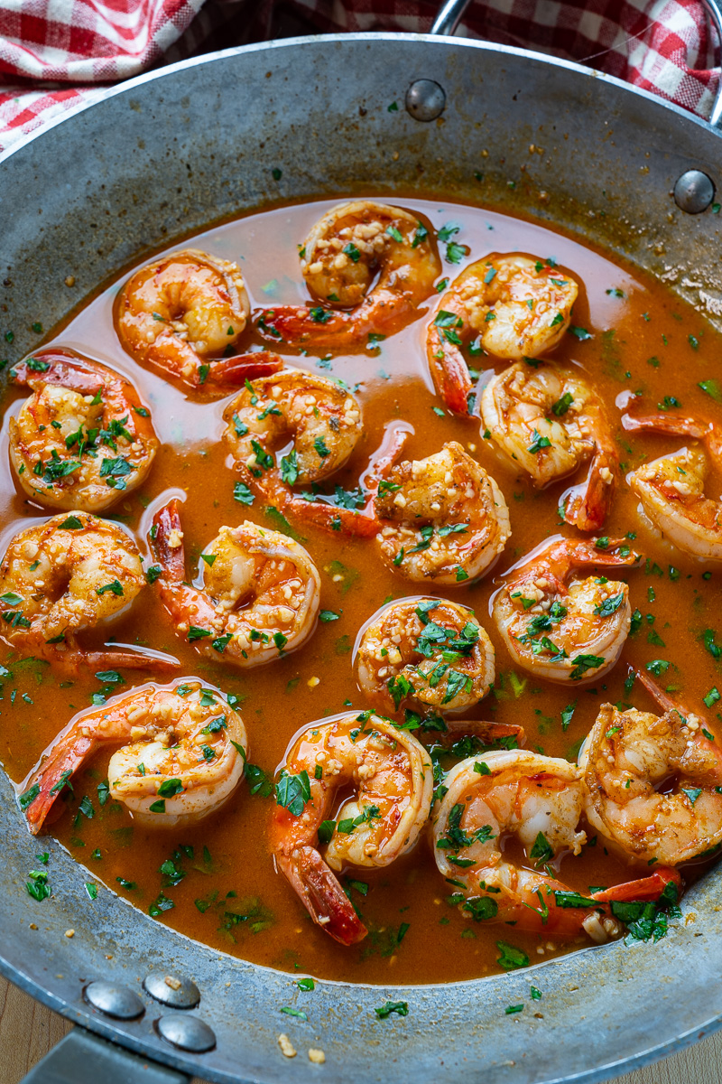 Cajun BBQ Shrimp Scampi Linguine Cajun BBQ Shrimp Scampi Linguine