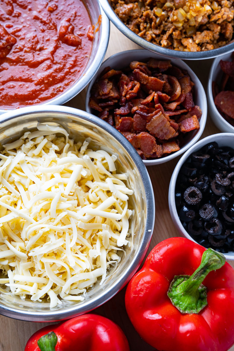 Meat Lovers Pizza Stuffed Peppers Meat Lovers Pizza Stuffed Peppers