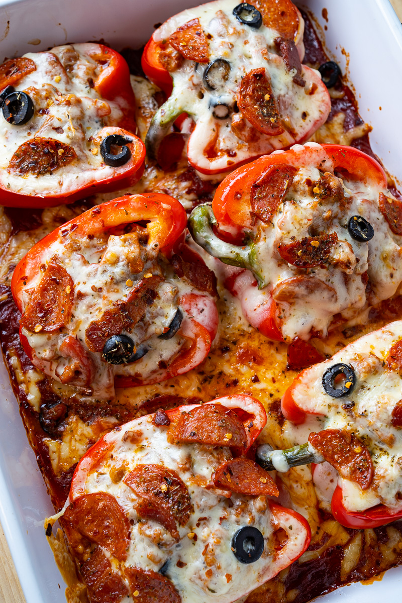 Meat Lovers Pizza Stuffed Peppers Meat Lovers Pizza Stuffed Peppers