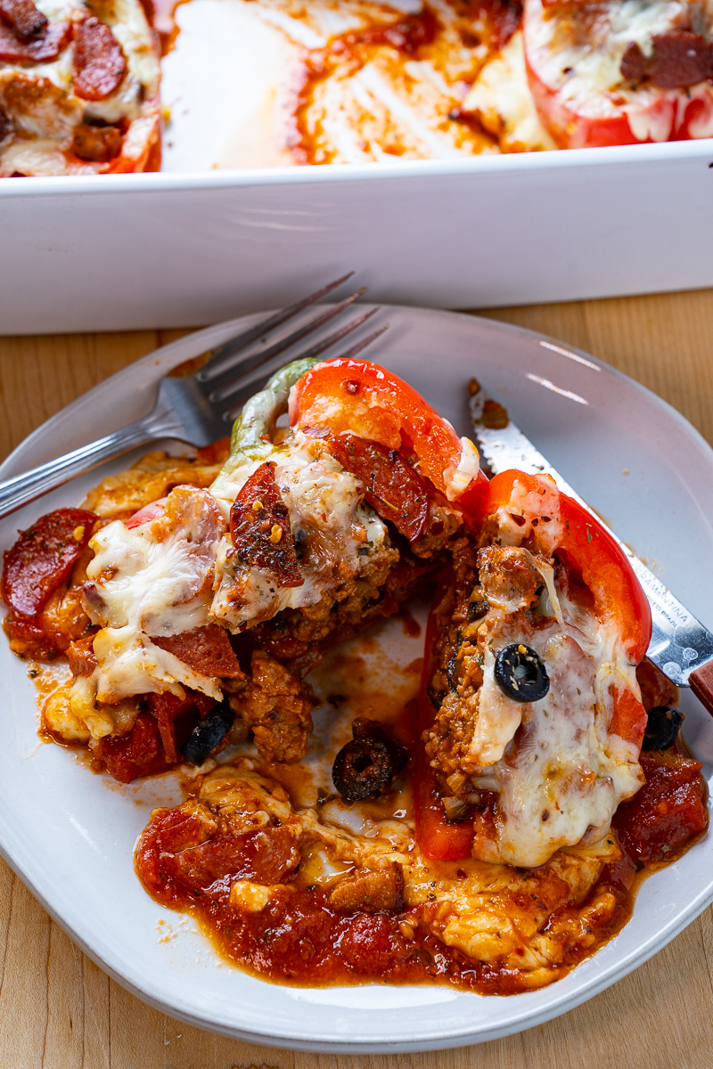 Meat Lovers Pizza Stuffed Peppers Meat Lovers Pizza Stuffed Peppers