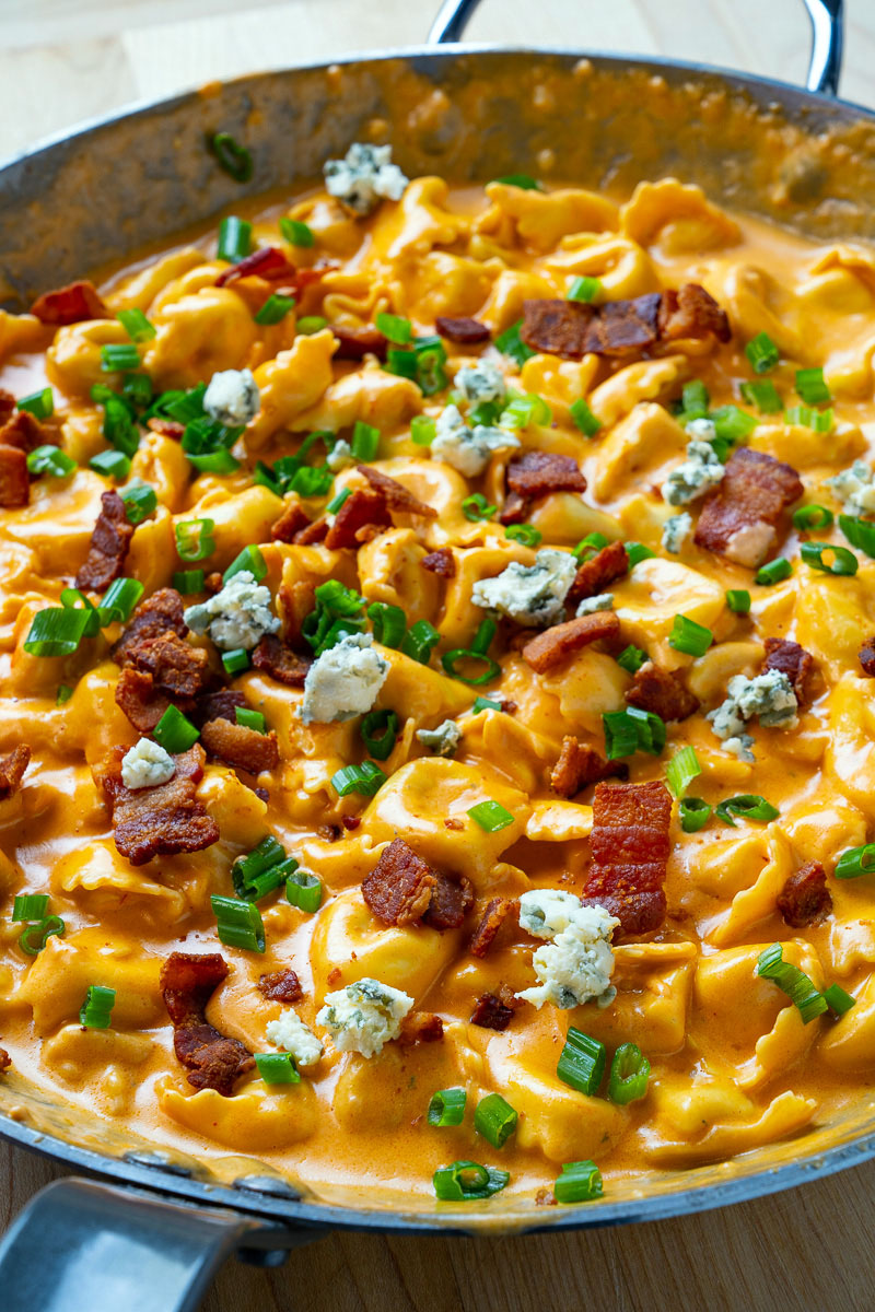 One Pan 20 Minute Buffalo Chicken Tortellini One Pan 20 Minute Buffalo Chicken Tortellini