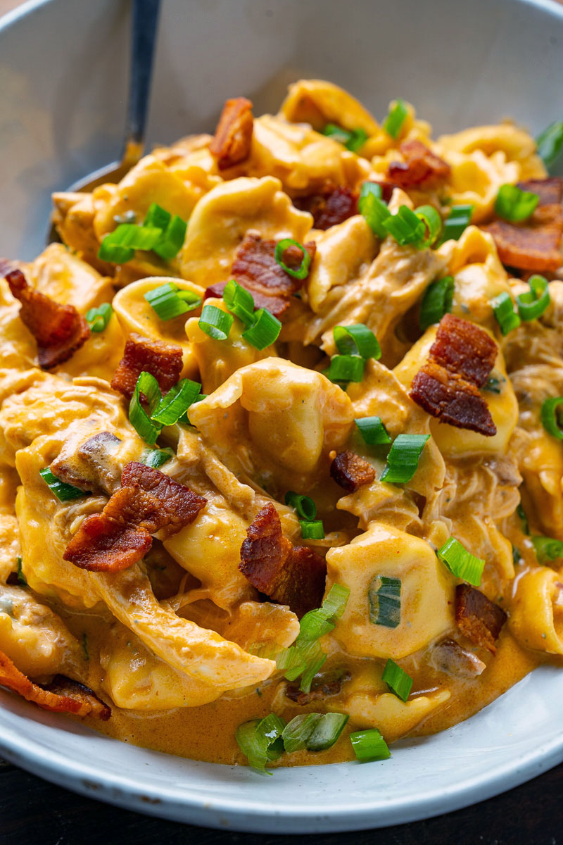 One Pan 20 Minute Buffalo Chicken Tortellini One Pan 20 Minute Buffalo Chicken Tortellini