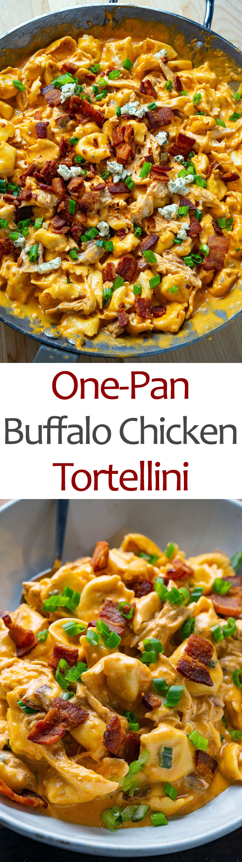 One Pan 20 Minute Buffalo Chicken Tortellini One Pan 20 Minute Buffalo Chicken Tortellini