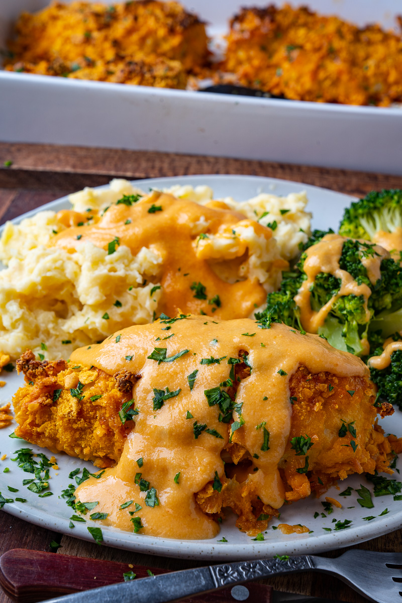 Crispy Cheddar Chicken Crispy Cheddar Chicken