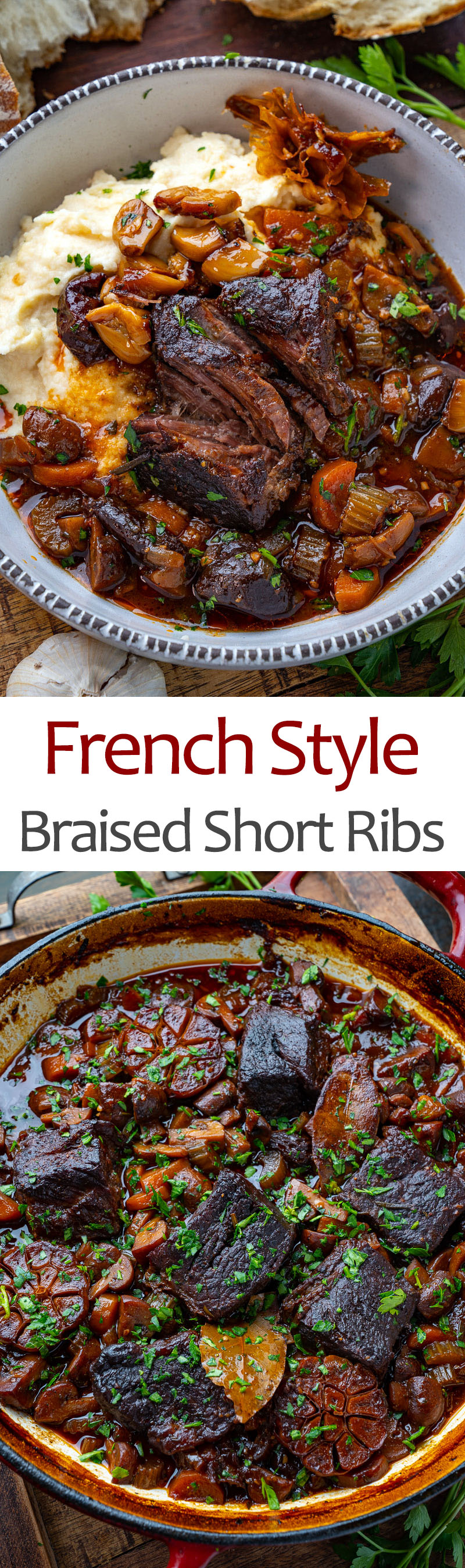 French Style Braised Short Ribs French Style Braised Short Ribs