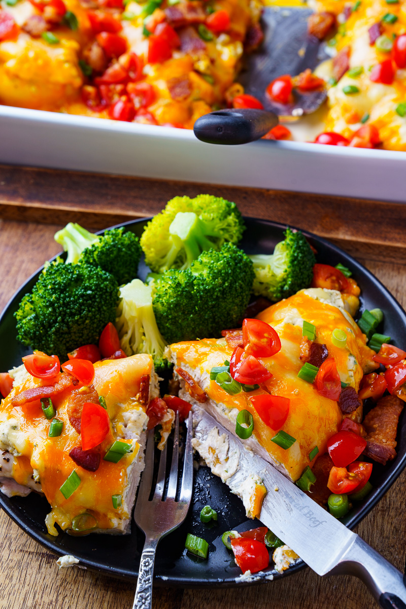 Bacon Ranch Baked Cheddar Chicken Bacon Ranch Baked Cheddar Chicken