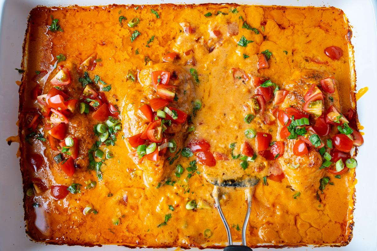 Chile Con Queso Baked Chicken Chile Con Queso Baked Chicken