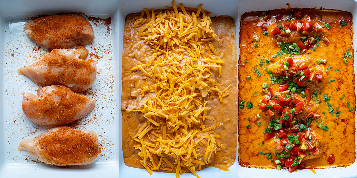 Chile Con Queso Baked Chicken Chile Con Queso Baked Chicken