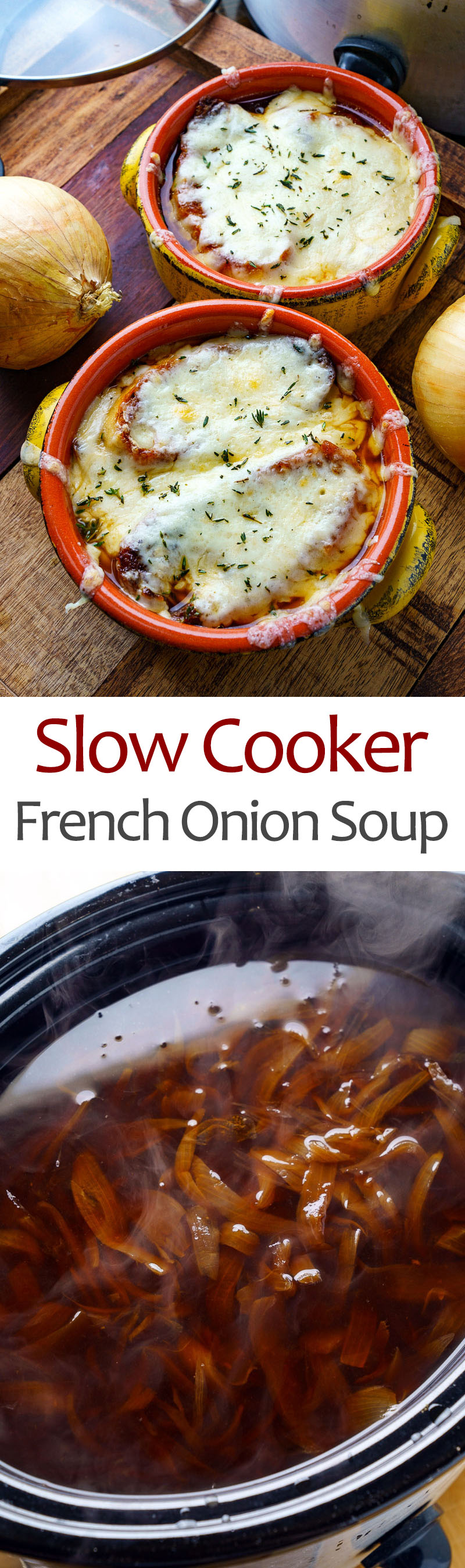 Slow Cooker French Onion Soup Slow Cooker French Onion Soup