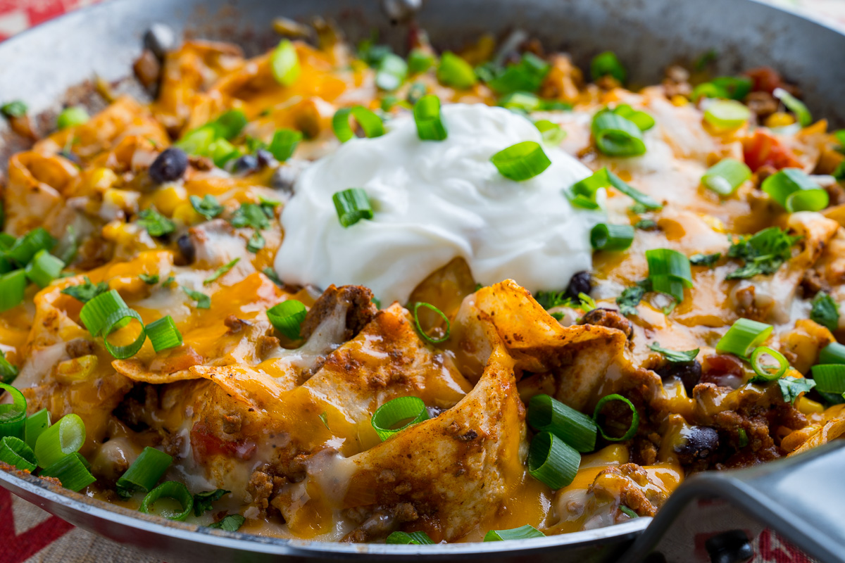 Cheesy Beef Burrito Skillet Cheesy Beef Burrito Skillet