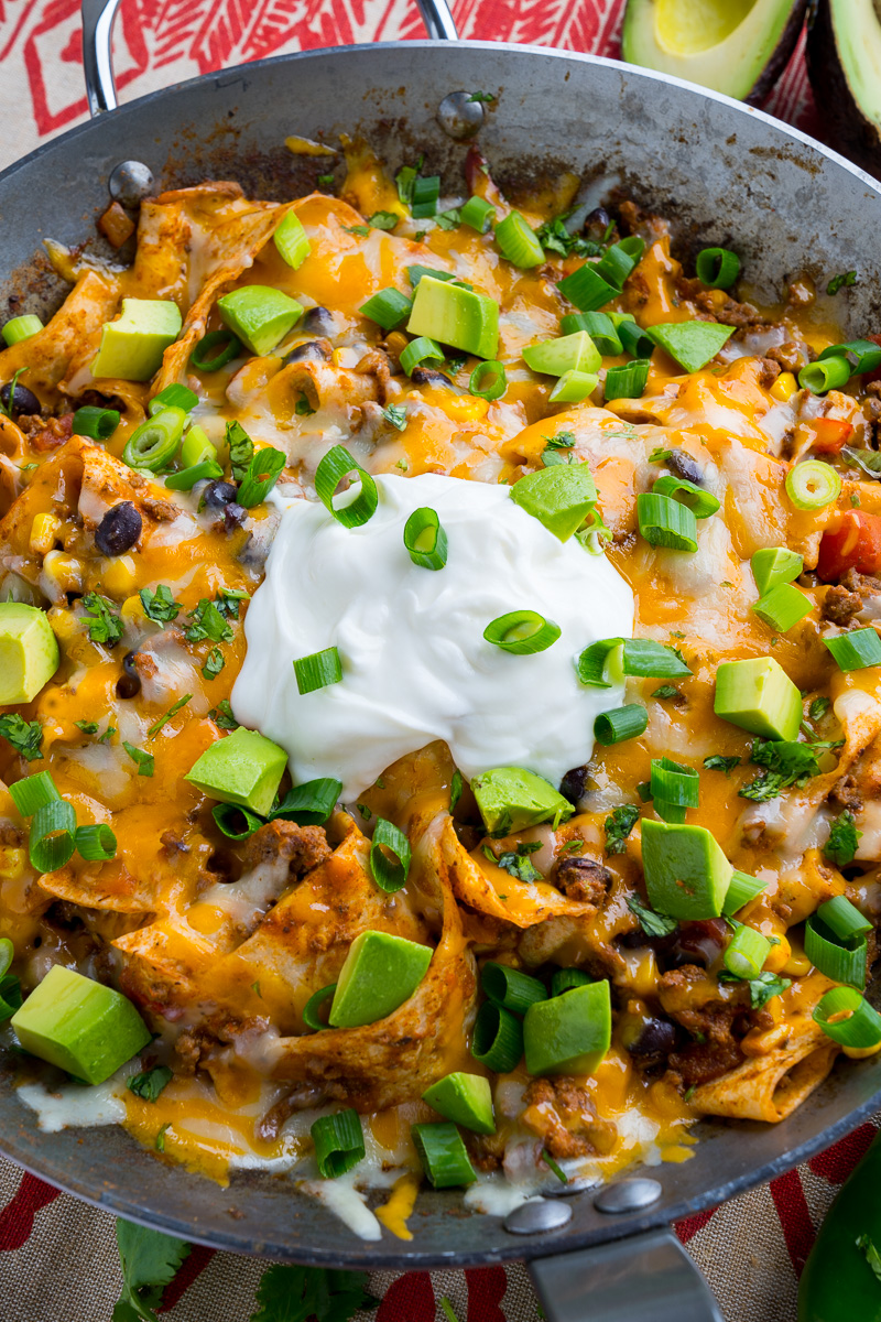 Cheesy Beef Burrito Skillet Cheesy Beef Burrito Skillet