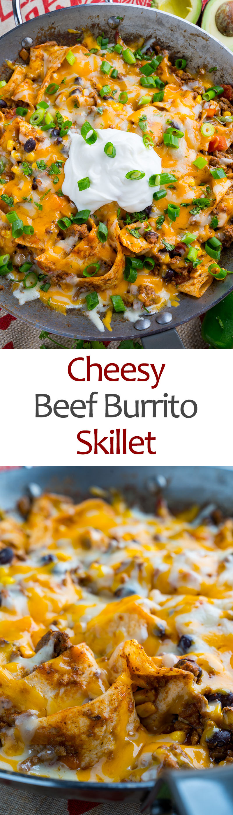 Cheesy Beef Burrito Skillet Cheesy Beef Burrito Skillet