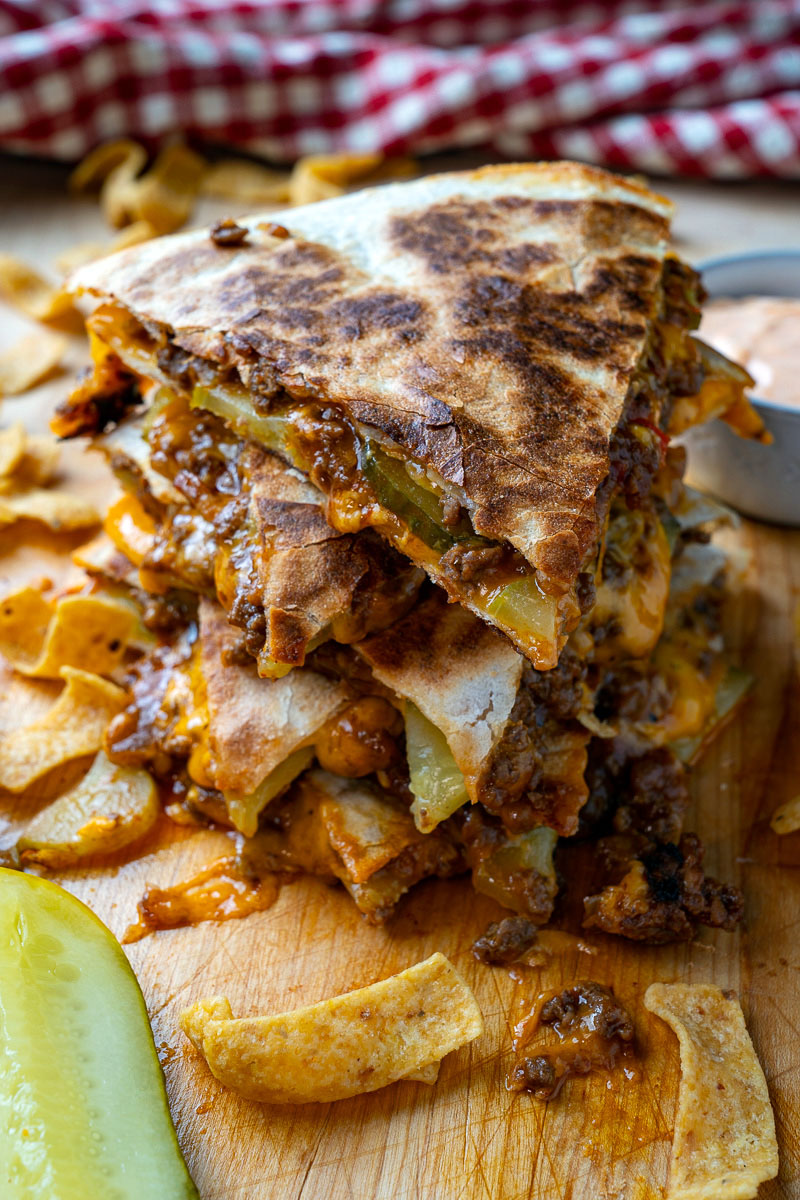 Sloppy Joe Quesadillas