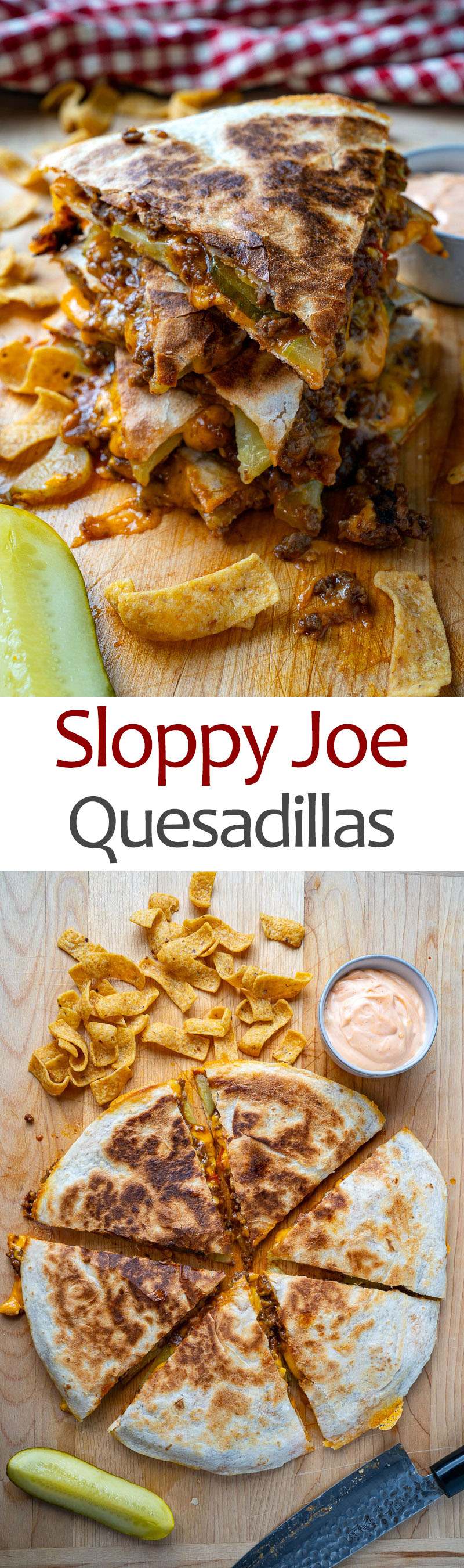 Sloppy Joe Quesadillas Sloppy Joe Quesadillas