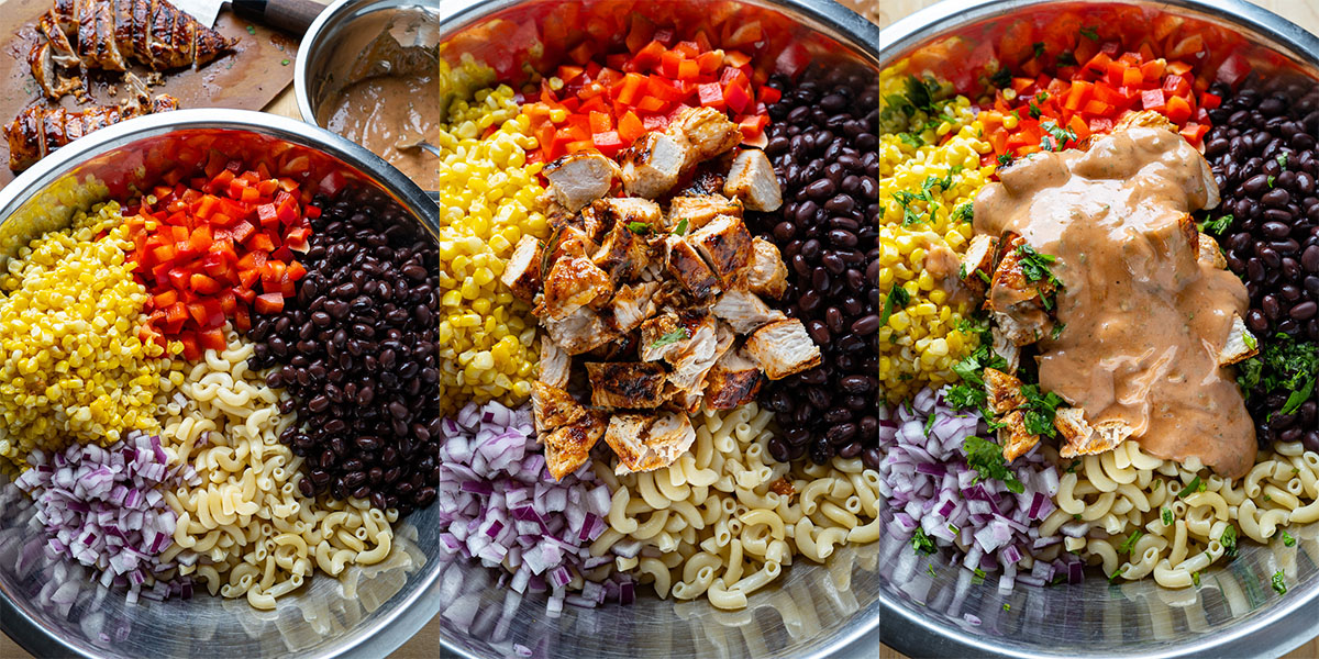 BBQ Chicken Pasta Salad BBQ Chicken Pasta Salad