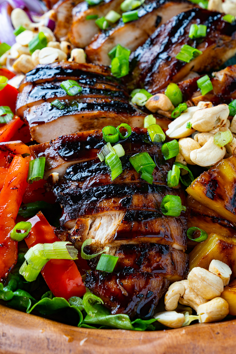 Grilled Chicken Teriyaki and Pineapple Salad Grilled Chicken Teriyaki and Pineapple Salad