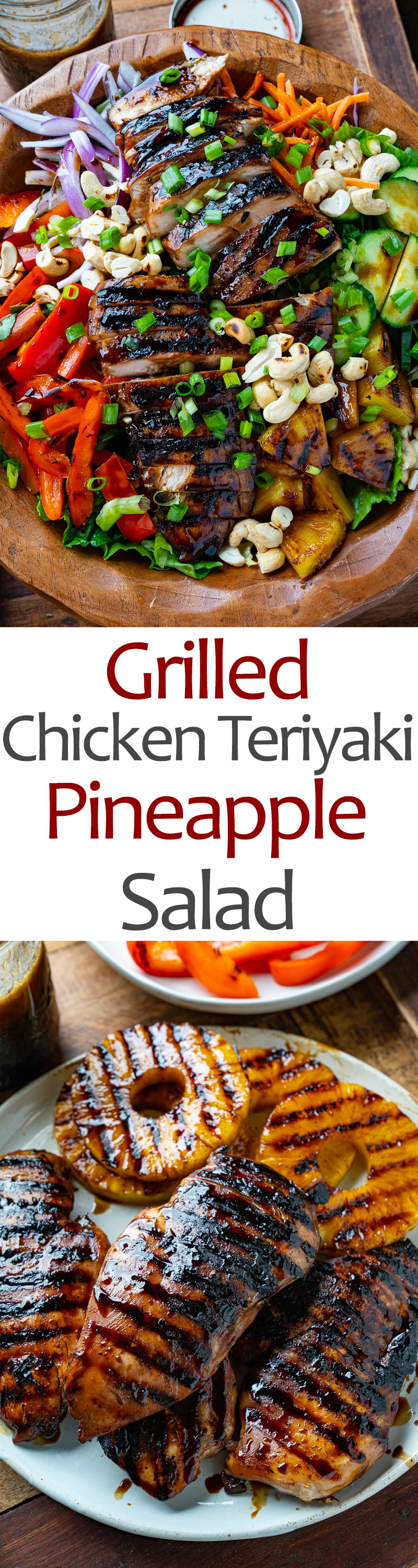 Grilled Chicken Teriyaki and Pineapple Salad Grilled Chicken Teriyaki and Pineapple Salad