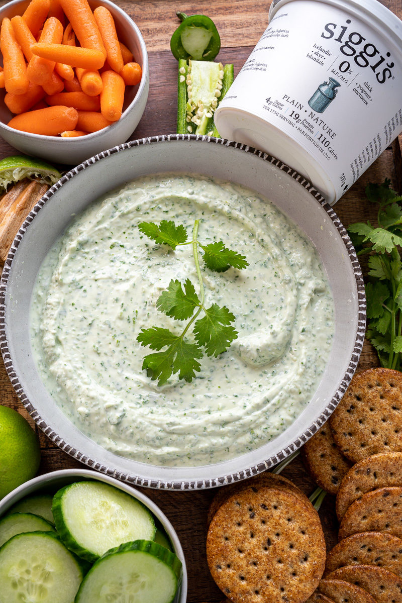 Jalapeno Cilantro Lime Dip