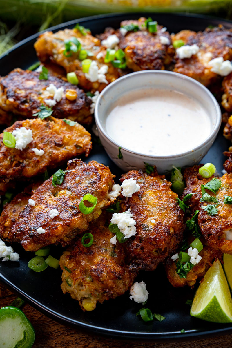 Mexican Street Corn Fritters Mexican Street Corn Fritters