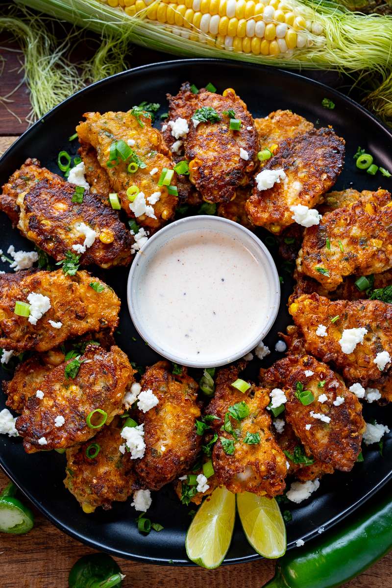 Mexican Street Corn Fritters