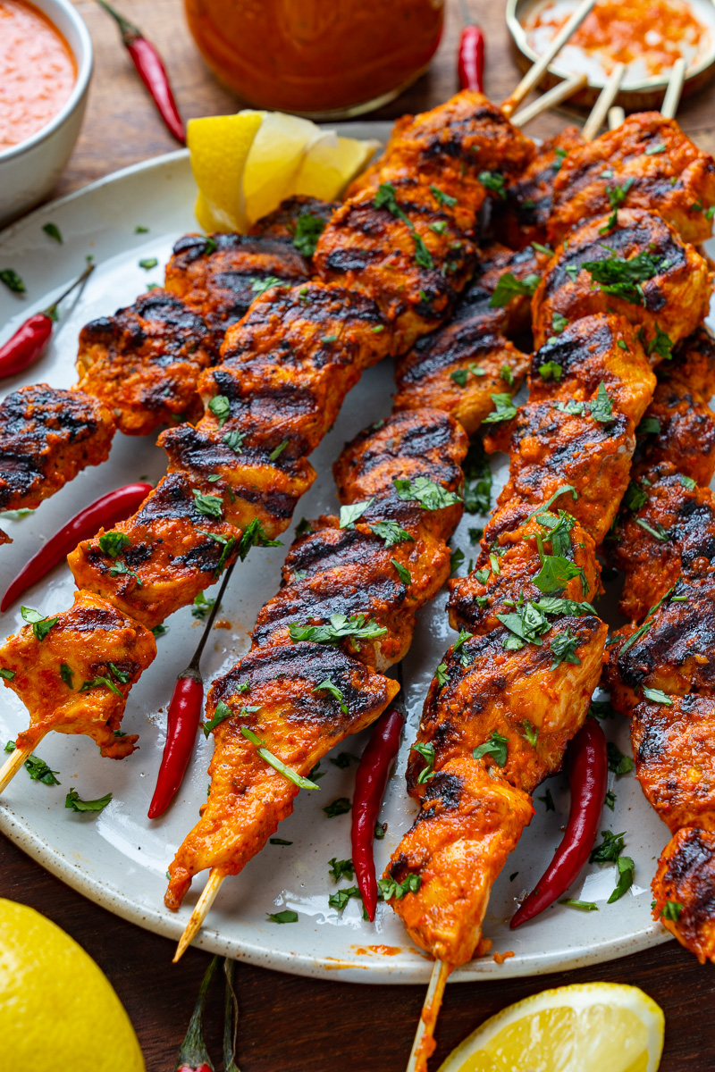 Peri Peri Grilled Chicken Skewers Peri Peri Grilled Chicken Skewers