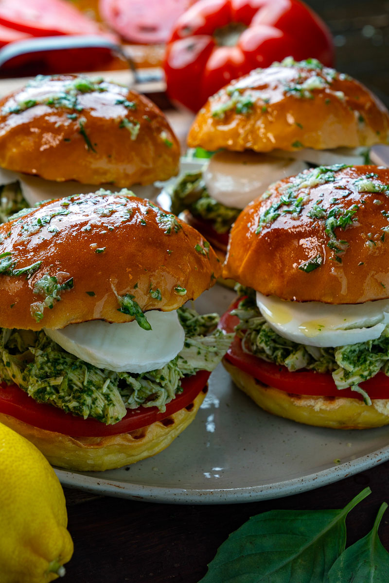 Pesto Chicken Salad Sandwich Pesto Chicken Salad Sandwich