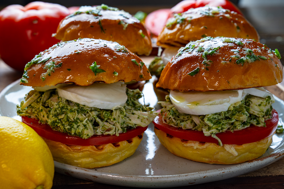 Pesto Chicken Salad Sandwich Pesto Chicken Salad Sandwich