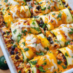 Zucchini Enchilada Roll Ups
