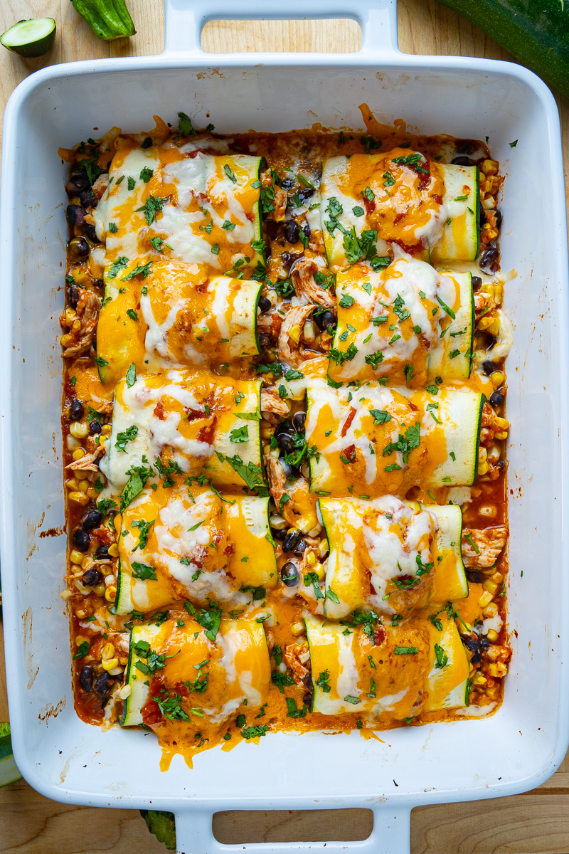 Zucchini Enchilada Roll Ups Zucchini Enchilada Roll Ups