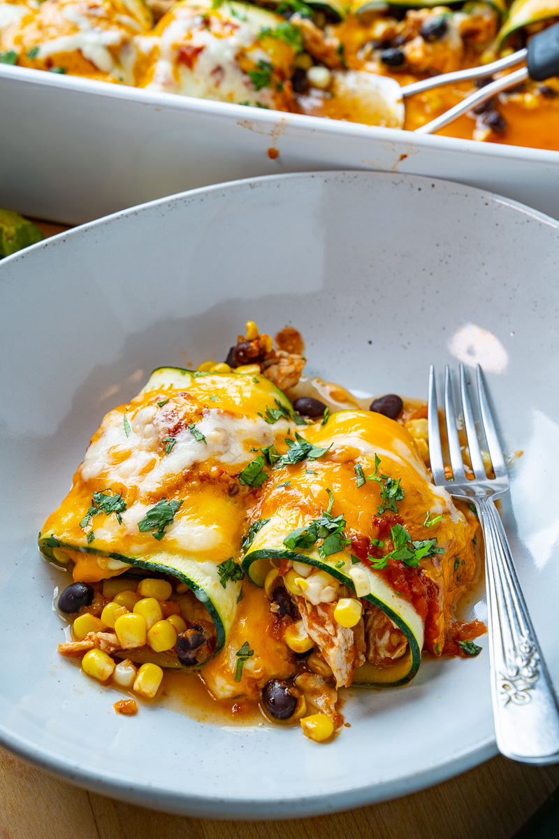 Zucchini Enchilada Roll Ups Zucchini Enchilada Roll Ups