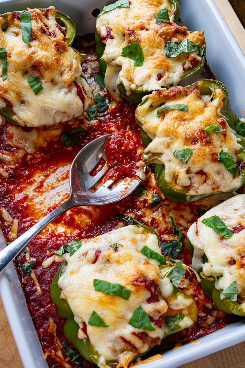Lasagna Stuffed Peppers