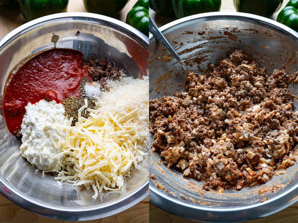 Lasagna Stuffed Peppers Lasagna Stuffed Peppers