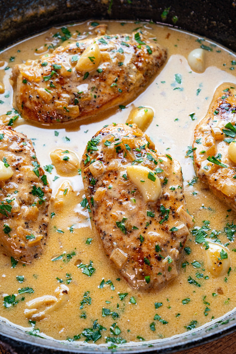 Creamy Skillet Garlic Chicken Creamy Skillet Garlic Chicken