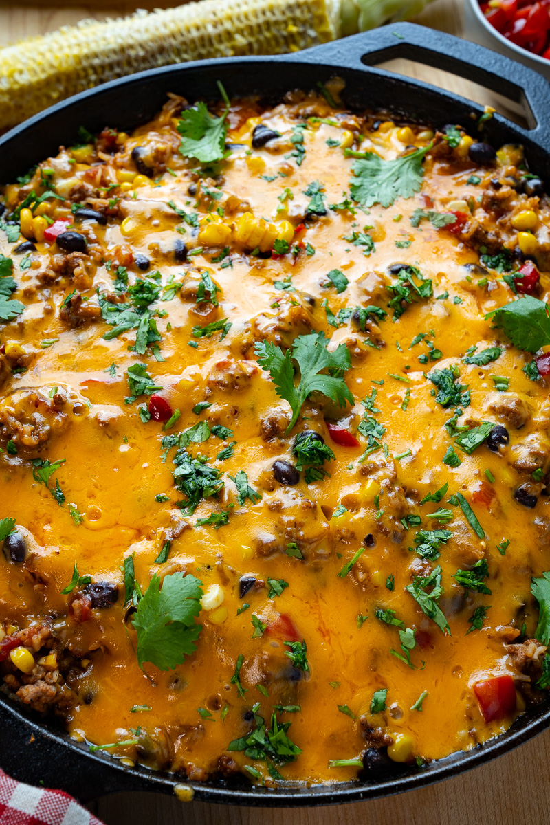 Mexican Beef and Bean Skillet Rice Mexican Beef and Bean Skillet Rice