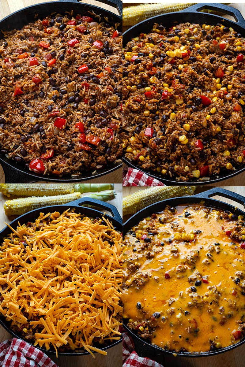 Mexican Beef and Bean Skillet Rice Mexican Beef and Bean Skillet Rice