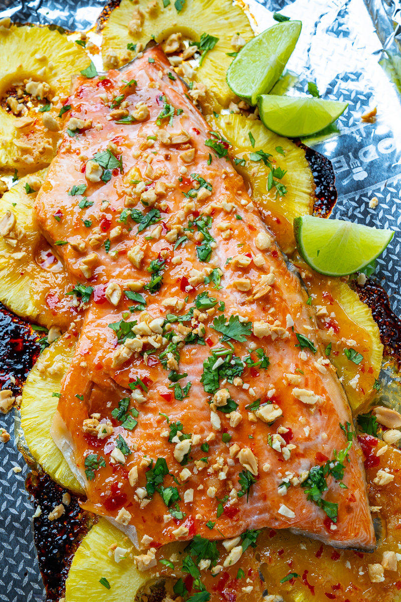 Pineapple Sweet Chili Salmon Pineapple Sweet Chili Salmon
